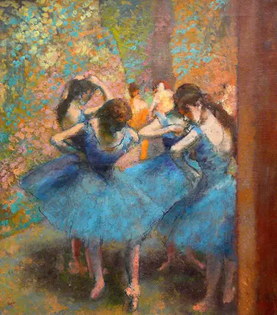 Blue Dancers Edgar Degas